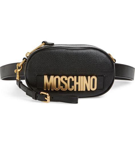 moschino leather belt bag|moschino belt bag sale.